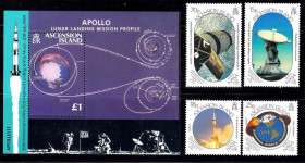 Освоєння космосу Освоение космоса ^/--/^ Космос . Вознесенмя  1989 г  MNH  - марки + блок ^_^^^ 1989 р MNH - марки + блок - фото фото фото