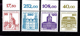 НДР, ФРН ГДР, ФРГ ^/--/^ Германия - Берлин  1977 г MNH - архитектура ^_^^^ Німеччина - Берлін 1977 р MNH - архітектура - фото фото фото