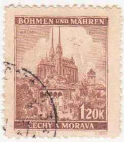 Третій Рейх (-) Третий Рейх (-) ^/--/^ Германия  Богемия и Моравия 1940  г. № 53 гашеная ^_^^^ Німеччина Богемія і Моравія 1940 р. No 53 гашена - фото фото фото
