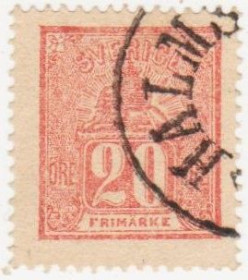 Бенілюкс Бенилюкс ^/--/^ Швеция 1862 г..№  16 гашеная ^_^^^ Швеція 1862 р. No 16 гашена - фото фото фото
