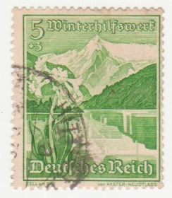Третій Рейх (-) Третий Рейх (-) ^/--/^ Германия   ( Рейх) 1938 г. №  669 гашеная ^_^^^ Німеччина (Рейх) 1938 р. No 669 гашена - фото фото фото
