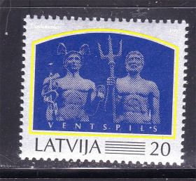 Балтійські країни Балтийские страны ^/--/^ Латвия  1997 г MNH - искусство ^_^^^ Латвія 1997 MNH - мистецтво - фото фото фото
