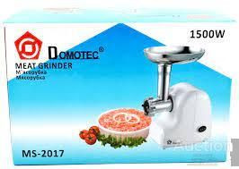 Інше Другое ^/--/^ Электро мясорубка для дома с колбасной насадкой Domotec MS 2017 ^_^^^ Електро м'ясорубка для дому з ковбасною насадкою Domotec MS 2017 - фото фото фото