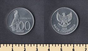 Індонезія Индонезия ^/--/^ Индонезия 100 рупий 1999 ^_^^^ Індонезія 100 рупій 1999 - фото фото фото