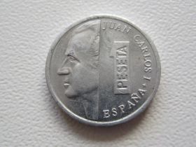 Іспанія Испания ^/--/^ Испания 1 песета 1990 года 22529 ^_^^^ Іспанія 1 песета 1990 22529 - фото фото фото