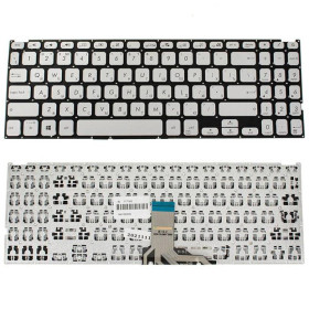 Клавіатури Клавиатуры ^/--/^ Клавиатура для ноутбука ASUS (X /--/ 509 series) rus, silver, без фрейма ^_^^^ Клавіатура для ноутбука ASUS (X /--/ 509 series) rus, silver, без фрейму - фото фото фото
