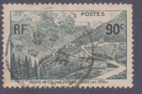 Франція Франция ^/--/^ Франция 1937 ГОРНАЯ ДОРОГА ТРАССА АВТОБАН ГОРЫ ВЕРШИНЫ ГРЯДА ПЕЙЗАЖИ СТАНДАРТ КЛАССИКА Mi.372 гашёная ^_^^^ Франція 1937 ГОРНА ДОРОГА ТРАСУ АВТОБАН ГОРИ ВЕРШИНИ ГРУДА ПЕЙЗАЖІ СТАНДАРТ КЛАСИКА Mi.372 гашена - фото фото фото