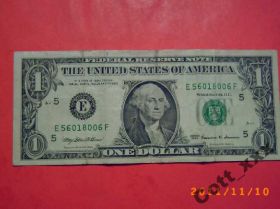 США США ^/--/^ 1 доллар 1999 г. /Е/ - Вирджиния - редкость - США ^_^^^ 1 долар 1999 р. /Е/ - Вірджинія - рідкісність - США - фото фото фото