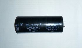 Конденсатори Конденсаторы ^/--/^ 22000 /--/ мкФ  63 /--/ В. Elzet 105°C ^_^^^ 22000 /--/ мкФ 63 /--/ В. Elzet 105 ° C - фото фото фото