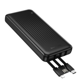 Зовнішні акумулятори (Power Bank) Внешние аккумуляторы (Power Bank) ^/--/^ Power bank Borofone BJ /--/ 79 10000 mAh з вбудованими кабелями Type-C/USB/Lightning Black ^_^^^ Power bank Borofone BJ /--/ 79 10000 mAh со встроенными кабелями Type-C/USB/Lightning Black - фото фото фото
