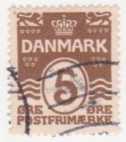 Скандинавія Скандинавия ^/--/^ Дания 1921 г..№ 123 гашеная ^_^^^ Данія 1921 р. No 123 гашена - фото фото фото
