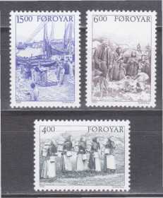 Скандинавія Скандинавия ^/--/^ Фареры 1995 ЖИВОПИСЬ ПОРТ БАРКАСЫ РЫБАКИ РЫБНЫЙ РЫНОК СОБАКА ЭТНОС Mi.285-287 SW /--/ 277-279**MNH $7.88 ! ^_^^^ Фарери 1995 ЖИВОПИС ПОРТ БАРКАСИ РИБАКИ РИБНИЙ РИНОК СОБАКА ЕТНОС Mi.285-287 SW /--/ 277-279**MNH $7.88 ! - фото фото фото