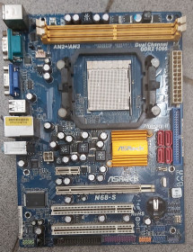 Материнські плати Материнские платы ^/--/^ AsRock N /--/ 68-S   (неисправная) ^_^^^ AsRock N /--/ 68-S (несправна) - фото фото фото