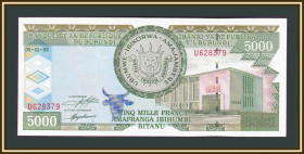 Бурунді Бурунди ^/--/^ Бурунди 5000 франков 1999 P-42  (42 /--/ a) UNC ^_^^^ Бурунді 5000 франків 1999 P-42 (42 /--/ a) UNC - фото фото фото