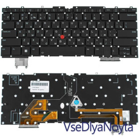 Клавіатури Клавиатуры ^/--/^ Клавиатура для ноутбука LENOVO (ThinkPad: Z /--/ 13 Gen 1) rus, black, без фрейма, подсветка клавиш (ОРИГИ ^_^^^ Клавіатура для ноутбука LENOVO (ThinkPad: Z /--/ 13 Gen 1) rus, black, без фрейму, підсвічування клавіш - фото фото фото