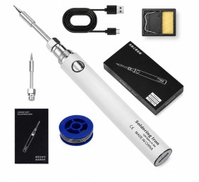 Паяльники, фени Паяльники, фены ^/--/^ Бездротовий акумуляторний USB паяльник 8 /--/ Вт 5 /--/ В 900 /--/ мА з регулюванням температури ^_^^^ Беспроводной аккумуляторный USB паяльник 8 /--/ Вт 5 /--/ В 900 /--/ мА с регулированием температуры - фото фото фото