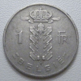 Бельгія Бельгия ^/--/^ Бельгія 1 франк 1958 року Belgie 42560 ^_^^^ Бельгия 1 франк 1958 года Belgie 42560 - фото фото фото