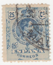 Іспанія Испания ^/--/^ Испания  1909 г. № 240 гашеная ^_^^^ Іспанія 1909 р. No 240 гашена - фото фото фото