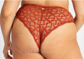 Труси Трусы ^/--/^ Трусики бразилиана 60-62 р 3 /--/ XL Kiabi Гипюр ^_^^^ Трусики бразиліана 60-62 р 3 /--/ XL Kiabi Гіпюр - фото фото фото