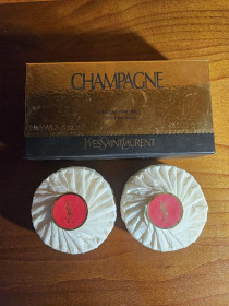 Вінтажна косметика і парфюмерия Винтажная косметика и парфюмерия ^/--/^ Champagne YvesSaintLaurent 2*100 /--/ g Мило - фото фото фото