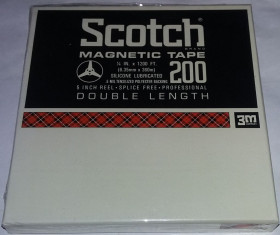Інше Другое ^/--/^ Бобіни  (магнітна стрічка): SCOTCH Magnetic Tape 200   (USA)   (нові)  (12,5 см/5 /--/ Inch) ^_^^^ Бобины (магнитная лента): SCOTCH Magnetic Tape 200 (USA) (новые) - фото фото фото