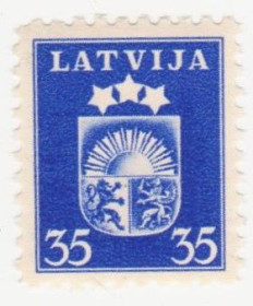 Балтійські країни Балтийские страны ^/--/^ Латвия 1940 г. №  241 * ^_^^^ Латвія 1940 р. No 241* - фото фото фото