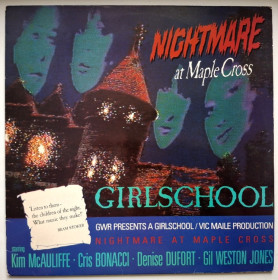 Платівки Пластинки ^/--/^ Girlschool - Nightmare At Maple Cross - 1986.  (LP). 12. Vinyl. Пластинка. Scandinavia. ^_^^^ Girlschool — Nightmare At Maple Cross — 1986. (LP). 12.Vinyl. Пластинка. Scandinavia. - фото фото фото