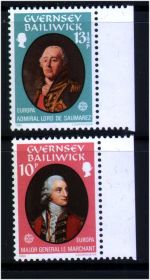 Великобританія Великобритания ^/--/^ ZM - UK  Гернси 1980 г MNH - личности ^_^^^ ZM - UK Гернсі 1980 р MNH - особистості - фото фото фото