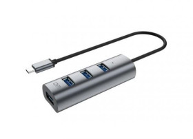 Концентратори, хаби Концентраторы, хабы ^/--/^ HUB USB /--/ 3.0 DM CHB /--/ 010 4 USB Metal Type C 1.2 /--/ М Silver ^_^^^ HUB USB /--/ 3. 0 DM CHB /--/ 010 4 USB Metal Type C 1.2 /--/ М Silver - фото фото фото