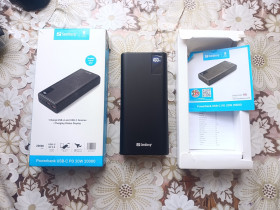 Зовнішні акумулятори (Power Bank) Внешние аккумуляторы (Power Bank) ^/--/^ Новый Sandberg Powerbank USB-C PD 20 /--/ W 20000 /--/ mAh QC/3.0, USB-C, Micro-USB, USB-A  (420-59 /--/ B)  (420-59) - фото фото фото