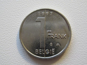 Бельгія Бельгия ^/--/^ Бельгия 1 франк 1997 года BELGI 33079 ^_^^^ Бельгія 1 франк 1997 року BELGI 33079 - фото фото фото