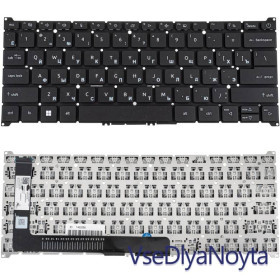 Клавіатури Клавиатуры ^/--/^ Клавиатура для ноутбука ACER (AS: A /--/ 314-36, A /--/ 314-42) rus, black, без фрейма ^_^^^ Клавіатура для ноутбука ACER (AS: A /--/ 314-36, A /--/ 314-42) rus, black, без фрейму - фото фото фото