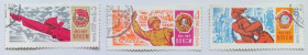 СРСР - СССР - ^/--/^ СССР 1968 50 лет ВЛКСМ, 3 марки, гашеные ^_^^^ СРСР 1968 50 років ВЛКСМ, 3 марки, гашені - фото фото фото