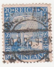 Веймарська республіка Веймарская республика ^/--/^ Германия  ( Рейх) 1925 г. №  372 гашеная ^_^^^ Німеччина (Рейх) 1925 р. No 372 гашена - фото фото фото