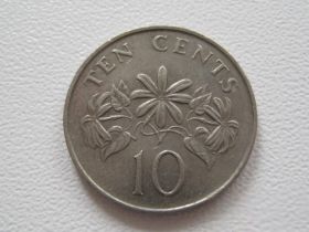 Сінгапур Сингапур ^/--/^ Сингапур 10 центов 1989 года #16215 ^_^^^ Сінгапур 10 центів 1989 року #16215 - фото фото фото