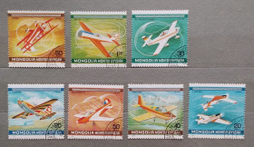 Транспорт Транспорт ^/--/^ Монголия 1980 г - Авиапочта. Чемпионат мира по акробатике, Ошкош, Висконсин ^_^^^ Монголія 1980 - Авіапошта. Чемпіонат світу з акробатики, Ошкош, Вісконсін - фото фото фото
