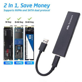 Аксесуари Аксессуары ^/--/^ Внешний карман для ssd m /--/ 2 NGFF(SATA)+NVME, USB 3.1 Type-c ^_^^^ Зовнішня кишеня для ssd m /--/ 2 NGF(SATA)+NVME, USB 3.1 Type-c - фото фото фото