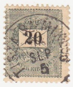 Угорщина Венгрия ^/--/^ Венгрия 1888 г. № 35 гашеная ^_^^^ Угорщина 1888 р. No 35 гашена - фото фото фото