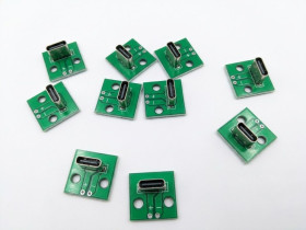 Плати Платы ^/--/^ Набор разъемов USB Type-C   (мама) 6 pin вертикальный 6.8 мм на плате - 5 шт. В наличии ^_^^^ Набір роз'ємів USB Type-C (мама) 6 pin вертикальний 6.8 мм на платі - 5 шт. У наявності - фото фото фото