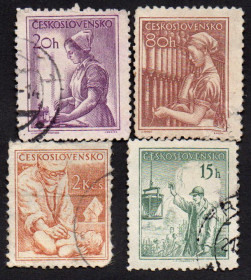 Чехословаччина Чехословакия ^/--/^ Чехословаччина 1954 - Професії  (Гб) ^_^^^ Чехословакия 1954 — Профессии (Гб) - фото фото фото