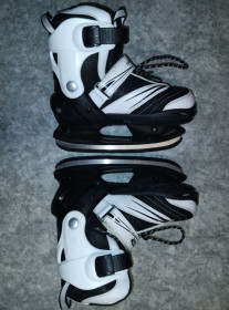 Ковзани Коньки ^/--/^ Дитячі розсувні ковзани HY SKATE Amaze XS III 32-35 ідеальний стан коньки ^_^^^ Детские раздвижные коньки HY SKATE Amaze XS III 32-35 идеальное состояние коньки - фото фото фото
