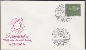 Європа Европа ^/--/^ Германия 1961 НАУКА ХИМИЯ ВЫСТАВКА АХЕМА ПРОМЫШЛЕННОСТЬ ТЕХНОЛОГИИ ПРОГРЕСС ЕВРОПА ХК СГ ^_^^^ Німеччина 1961 НАУКА ХІМІЯ ВИСТАВКА АХЕМА ПРОМИСЛОВІСТЬ ТЕХНОЛОГІЇ ПРОГРЕС ХК СГ - фото фото фото