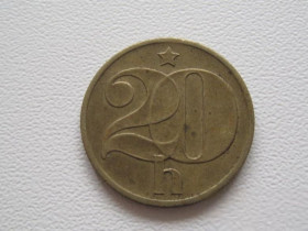 Чехословаччина Чехословакия ^/--/^ Чехословакия 20 геллеров 1976 года 25138 ^_^^^ Чехословаччина 20 геллерів 1976 25138 - фото фото фото