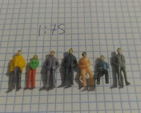 H H ^/--/^ человечки люди фигурки 1:75  (21-23 /--/ мм) 20 шт. ^_^^^ чоловічки люди фігурки 1:75 (21-23 мм) 20 шт. - фото фото фото