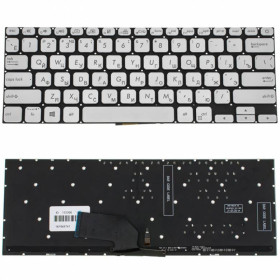 Клавіатури Клавиатуры ^/--/^ Клавиатура для ноутбука ASUS (X /--/ 330 series) rus, silver, без фрейма, подсветка клавиш ^_^^^ Клавіатура для ноутбука ASUS (X /--/ 330 series) rus, silver, без фрейму, підсвічування клавіш - фото фото фото