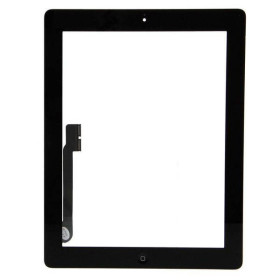 Матриці, тачскріни Матрицы, тачскрины ^/--/^ Сенсорний екран для планшета Apple iPad 3, чорний,   (з кнопкою та скотчем) ^_^^^ Сенсорный экран для планшета Apple iPad 3, черный, (с кнопкой и скотчем) - фото фото фото