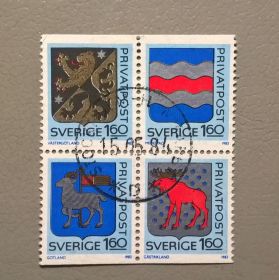 Скандинавія Скандинавия ^/--/^ Швеция Герб 1983 ^_^^^ Швеція Герб 1983 - фото фото фото
