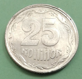 Обігові Обиходные ^/--/^ 25 копеек 1992 год Серебро 5.2 БАк Срібло копійок ^_^^^ 25 копеек 1992 год Серебро 5. 2 Бак Серебро копеек - фото фото фото