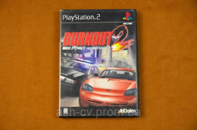 Диски з відеоіграми Диски с видеоиграми ^/--/^ Диск для Playstation 2 (Для чіпованих приставок), гра Burnout 2 Point of Impact ^_^^^ Диск для Playstation 2 (Для чипированных приставок), игра Burnout 2 Point of Impact - фото фото фото
