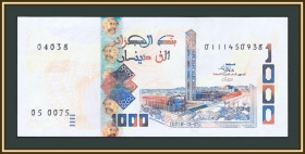 Алжир Алжир ^/--/^ Алжир 1000 динаров 2018 P-146  (146 /--/ b) UNC ^_^^^ Алжир 1000 динарів 2018 P-146 (146 /--/ b) UNC - фото фото фото